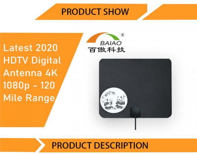Antena Digital HDTV interna Dvb 250*223mm exteriores BAIAO ou OEM BIO-V228 F/IEC da tevê Omni das peças da antena da tevê da antena da tevê de Digitas (M)