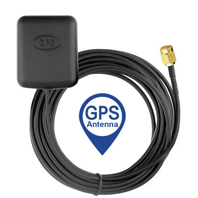 Antenas de navegação de automóveis com GPS ativo PCB 1575.42Mhz SMA Conectores RG174 Antenas de GPS de automóveis com fio