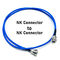 NK Conector para NK Conector Cabo RF coaxial azul todo cobre Alta temperatura Comunicação de alta frequência sinal masculino
