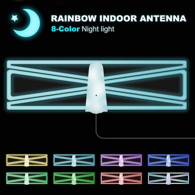Antena interna digital fina da tevê do diodo emissor de luz do papel aéreo novo HD da tevê do diodo emissor de luz das cores do projeto 8