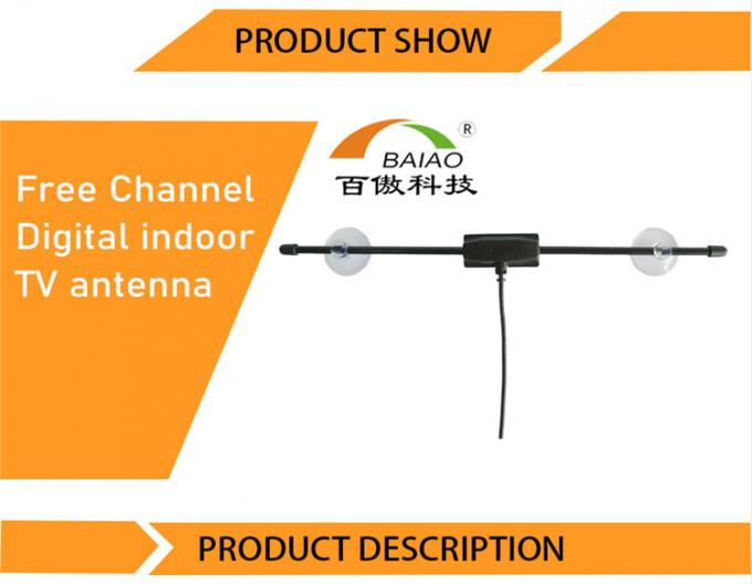 Tevê portátil Antena interno Caravana da frequência ultraelevada do VHF de Digitas da janela de carro da casa de Baiao