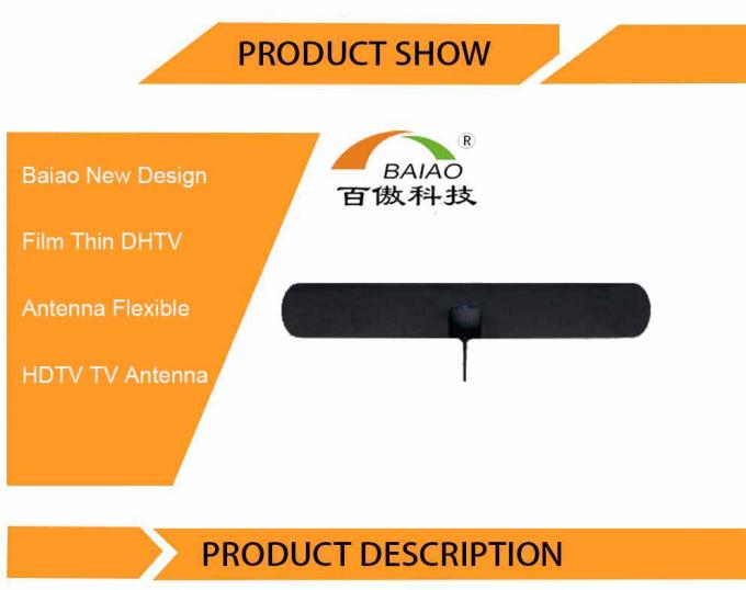 Tevê fina de papel de Antena do impulsionador da antena da tevê do carro de Isdb DVB-T da venda quente com etiqueta adesiva