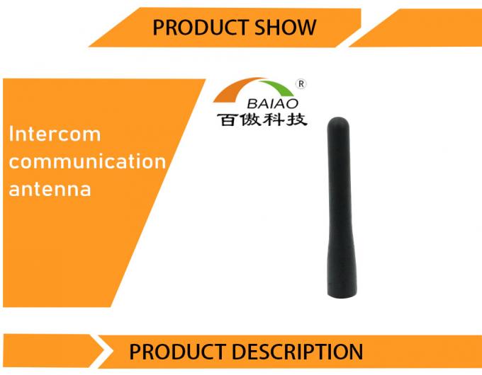 Antena de rádio de borracha Handheld flexível da frequência ultraelevada para a radiocomunicação em dois sentidos de Ham Amateur