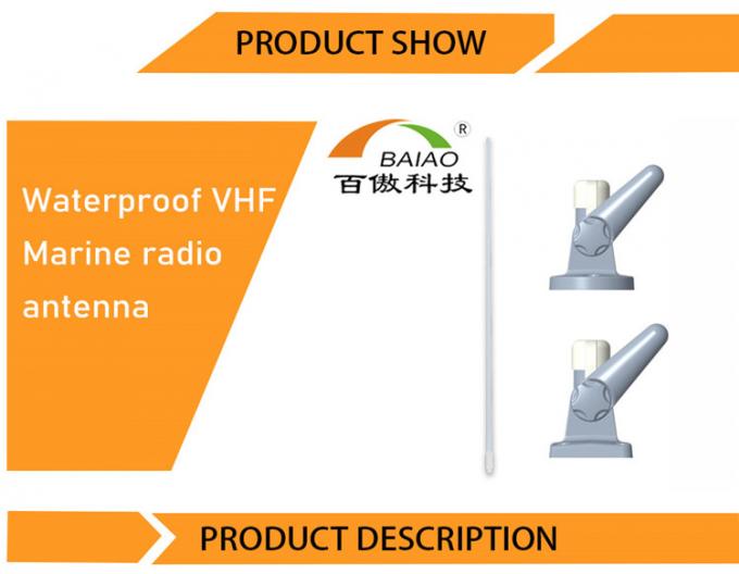 Do barco móvel durável novo alto do projeto do ganho de Baiao o VHF marinho É montagem da antena de FM