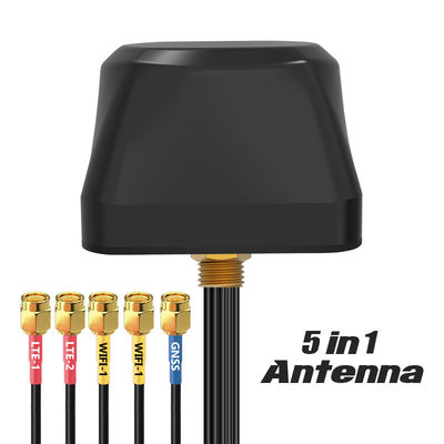 A montagem impermeável direcional 5 in-1 do parafuso de Omni combinou a antena GPS exterior Wifi 4G LTE MIMO Antenna combinado da combinação