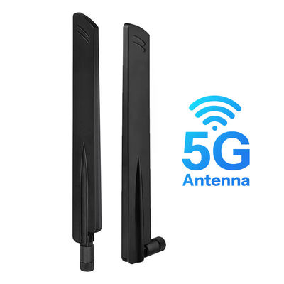 Antenna de alta ganância de 12dbi 5g sma Bendável 600-6000Mhz transmitir sinais estáveis Omni 5G Antenna para Roteador Móvel Sem Fio