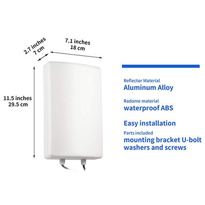 Amplificador de Sinal GNSS GPS 4G de Alto Ganho para Casa