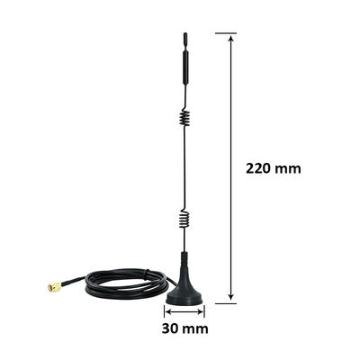 WiFi 2.4GHz 5GHz 5.8GHz Antenna de base magnética para gravador de vigilância de câmera de segurança de vídeo sem fio