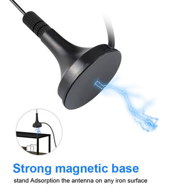 WiFi 2.4GHz 5GHz 5.8GHz Antenna de base magnética para gravador de vigilância de câmera de segurança de vídeo sem fio