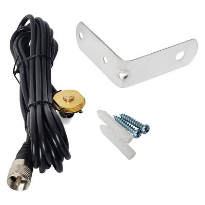 UHF universal sinal de antena de carro G58 cabo coaxial NMO antena e NMO Monte para caminhão carro transmissor de rádio móvel