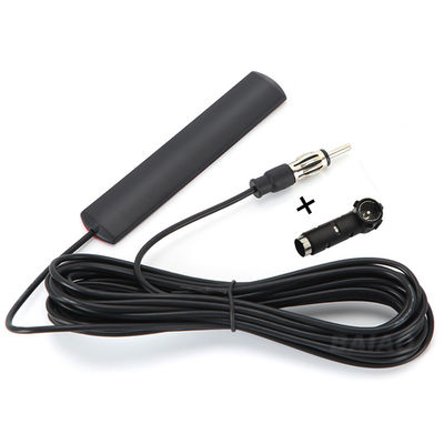 DIN Plug Adesivo Patch Automóvel Automóvel escondido AM FM Rádio Antenna para Veículo Caminhão Unidade de cabeça de receptor estéreo
