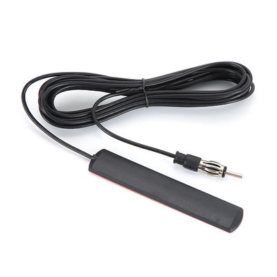 DIN Plug Adesivo Patch Automóvel Automóvel escondido AM FM Rádio Antenna para Veículo Caminhão Unidade de cabeça de receptor estéreo
