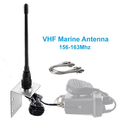 Antennas de transmissão aéreas de VHF marinhas Stubby 156-163Mhz Antennas de walkie-talkie para barcos Pontoon Barcos de vela Iates Rádios marinhas