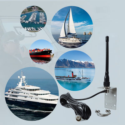 Antennas de transmissão aéreas de VHF marinhas Stubby 156-163Mhz Antennas de walkie-talkie para barcos Pontoon Barcos de vela Iates Rádios marinhas