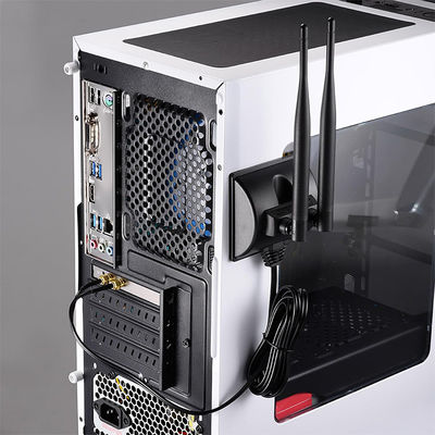 2.4GHz 5GHz Banda dupla aérea de comunicação Wi-Fi sem fio Antenna SMA Base magnética para cartão de rede PCI-E Adaptador USB Roteador