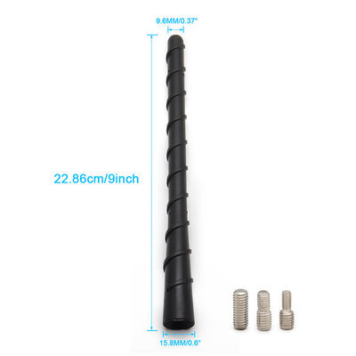 Para a GM Antenna de substituição curta à prova de lavagem Antenna de borracha flexível espiral direta com recepção de rádio FM/AM otimizada
