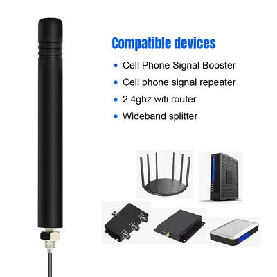 New Design Outdoor IP68 Waterproof Screw Mount Cabinet Antenna de Alto Ganho 5G 4G LTE GSM 3G Full Band Antenna Omni Cellular Borracha