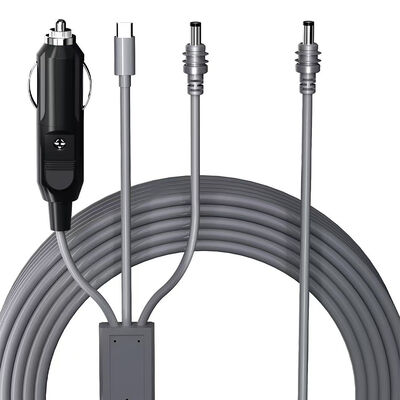 Starlink Mini Adaptador de Carro 12V2A Coaxial Cig Lighter Carregador Cabo à prova d'água Instalado em chip de energia estável Dual PD45W USB