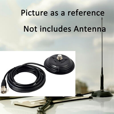11CM Grande Copo de Sucção Car Radio Antenna Magnet Base, 30,8lbs Alta Força de Puxação Magnet Mount para VHF UHF HF Ham Radio Antenas
