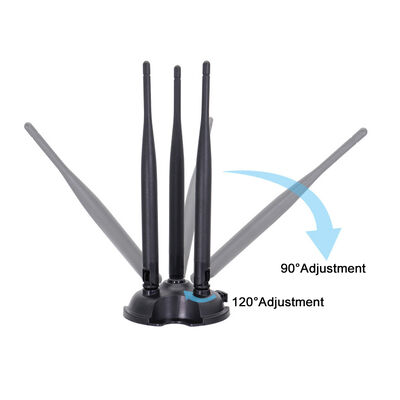 Antena WiFi Omni de Banda Dupla 2.4G 5.8G de Alto Ganho, Antena Omni 8dBi para Roteador WiFi e Placa de Rede Sem Fio