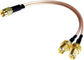 A antena ISO9001 peça o homem de SMA ao fio fêmea do cabo da antena de S miliampère