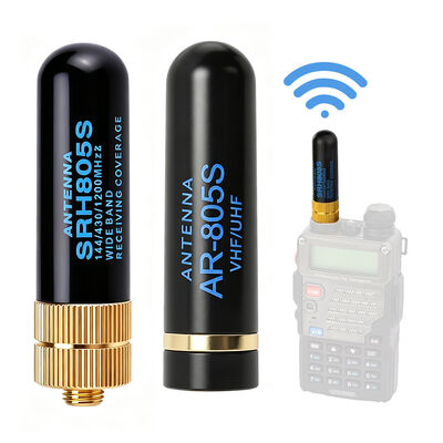 2.15dBi Antenna VHF UHF de alto ganho Duração de banda dupla Portátil Antenna de rádio bidirecional para uso externo Walkie Talkie