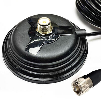 11CM Grande Copo de Sucção Car Radio Antenna Magnet Base, 30,8lbs Alta Força de Puxação Magnet Mount para VHF UHF HF Ham Radio Antenas